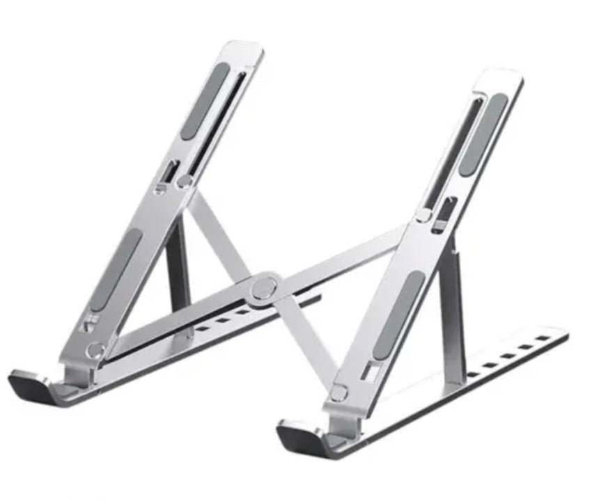 6 Angles Adjustable Aluminum Ergonomic Foldable Portable Tabletop Laptop/Desktop Riser Stand Holder
