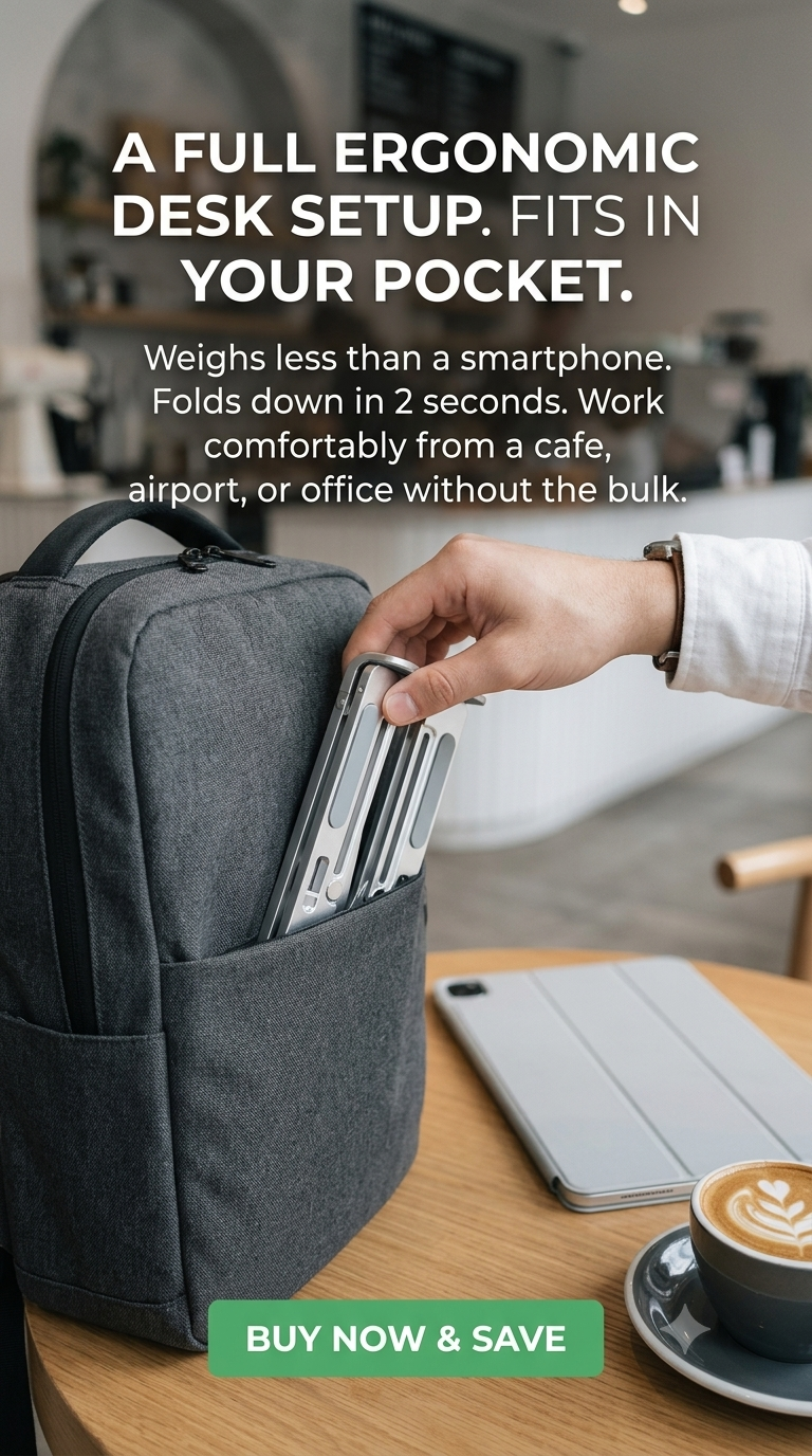 6 Angles Adjustable Aluminum Ergonomic Foldable Portable Tabletop Laptop/Desktop Riser Stand Holder